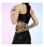 Leopard Print Fashionable Single-Shoulder Bag