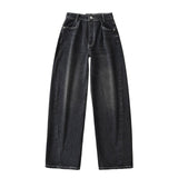 Tide Wash Polish White Pleated Micro-Cone Jeans