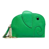 GENUINE LEATHER ELEPHANT MINI CREATIVE WALLET_CWAB3891