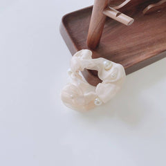 CHILDRENS PEARL PURE COLOR HAIR TIE_CWAHA1858