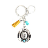 BOHO COWBOY HAT KEYCHAIN WITH VINTAGE WESTERN CHARM_CWAB5083