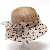 FLOWER HAT ELEGANT SUN PROTECTION HAT_CWAH1449