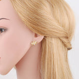 FASHIONABLE ZIRCON INLAID BEE EARRINGS_CWAJE0996