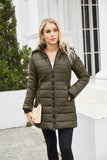 Waterproof Cotton-Padded Jacket With Removable Cap