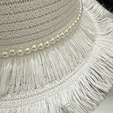SUMMER BEACH VACATION TASSEL STRAW HAT_CWAH3511