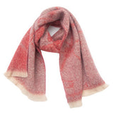 Womens Floral Jacquard Shawl Scarf_Cwasc0876