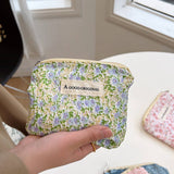 Floral Mini Wallet Lipstick Cushion Card Holder_Cuab00663