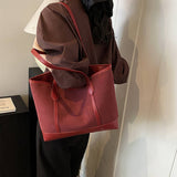 COMMUTING LEISURE STYLISH RETRO TOTE BAG_CWAB3271