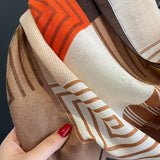 NEW WINTER PLAID SCARF FOR WOMEN WARM VERSATILE_CWASC0592