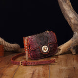 Women Multi-Color Crocodile Pattern Shoulder Bag_Cwab2596