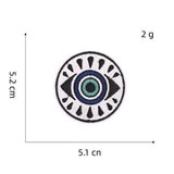 NEW DEVILS EYE EMBROIDERY CLOTHING PATCH_CWMM4025