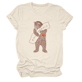 FUNNY BEAR SHORT SLEEVE T SHIRT FOR HER_CWTTS1505