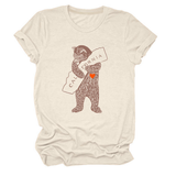 FUNNY BEAR SHORT SLEEVE T SHIRT FOR HER_CWTTS1505