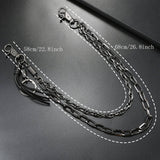 PUNK STYLE MULTI LAYERED CHAIN JEANS CHAIN_CWMM4874