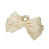 Cwaha07430_Large Bow Fabric Hair Claw Clip For Women