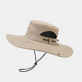 Unisex Outdoor Sun Hat Quick Dry Breathable_Cwah3821