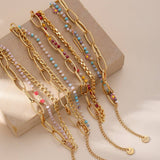 18K STAINLESS STEEL SPLICING CHAIN BRACELET_CWMM3733