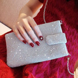 Fashionable And Simple Rhinestone Evening Bag_Cwab3589