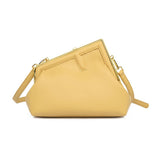 RETRO SIMPLE METAL CLIP SHOULDER BAG_CWAB1598