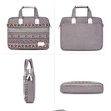 NEW ETHNIC PRINT CANVAS LAPTOP BAG_CWAB3320