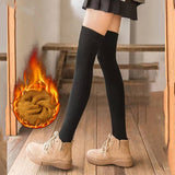 Women Padded Warm High Socks Cotton Socks_Cwms0332