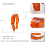 ACETATE RETRO WIDE HEADBAND HAIRPIN_CWAHA4376