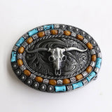 Western Retro Belt Buckle For Men_Cwabe0429
