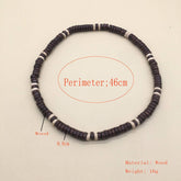 BOHEMIAN VINTAGE WOODEN BEAD NECKLACE_CWMM4728