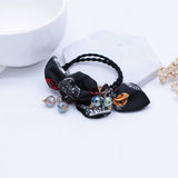 SIMPLE PEARL BOW HAIR TIE_CWAHA1074