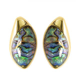 FASHIONABLE COLORFUL ABALONE EARRINGS WITH PEARLS_CWMM4303