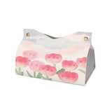 NEW HOME CAR GIRLY TEA TULIP NAPKIN STORAGE BOX_CWMM2244