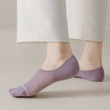 CASUAL SOLID COLOR MESH INVISIBLE SOCKS FOR WOMEN_CWMS2032