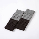 DOUBLE CONTRAST COLOR TWO COLOR FOOT WARMER SOCKS_CWMS0754