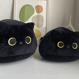 CUTE BLACK CAT PLUSH TOY PILLOW_CWMM0862