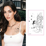 PRINCE BOY ROSE FOX PLANET TATTOO STICKERS_CWMM8267