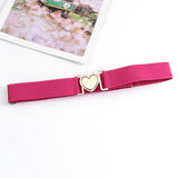LOVE ALLOY ELASTIC BAND ELASTIC WOVEN CANVAS BELT_CWABE0680
