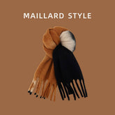 THICK GRADIENT MOHAIR SCARF STYLISH WINTER WRAP_CWASC1112