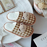 CUTE PANDA COTTON NON SLIP SLIPPERS FOR WOMEN_CWMM2949