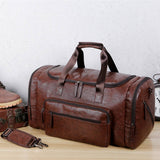 MENS PU LEATHER TRAVEL BAG LARGE CAPACITY_CWAB5168
