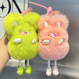 CUTE PLUSH BUNNY CAR KEYCHAIN BAG PENDANT_CWMM2534