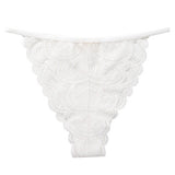 SEXY LACE HOLLOW MID WAIST TRIANGLE UNDERWEAR_CWMU0163