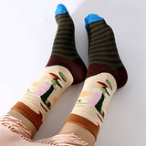 FRENCH FASHION BRAND COTTON THERMAL SOCKS_CWMS0194