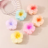 GRADIENT FLOWER HAIR CLAW ELEGANT SUMMER STYLE_CWMM4996
