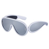 ONE PIECE LARGE FRAME SUNGLASSES SPORTS SUNGLASSES_CWASG0591