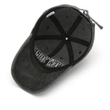 Vintage Washed Ny Embroidered Denim Cap_Cwah1266