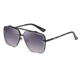 SQUARE FRAME SUNGLASSES METAL FRAMELESS SUNGLASSES_CWASG0561