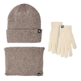 OUTDOOR KNITTED SCARF AND GLOVES THREE PIECE SET_CWMM2796