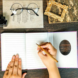 PURPLE LAVENDER FLOWER PORTABLE NOTEBOOK_CWMM1859