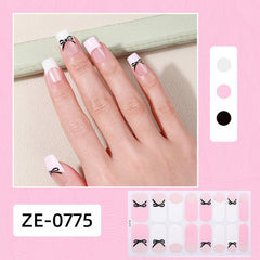 Valentine Pink Heart Lip Nail Stickers_Cwmm11217