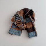 RAINBOW STRIPE KNIT SCARF FOR KIDS WINTER SCARF_CWASC2109